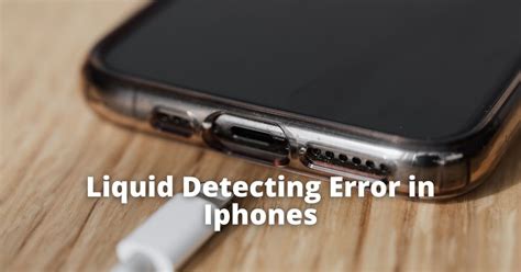 How To Remove Water Out Of A Charging Port Liquid Detecting Error IPhone