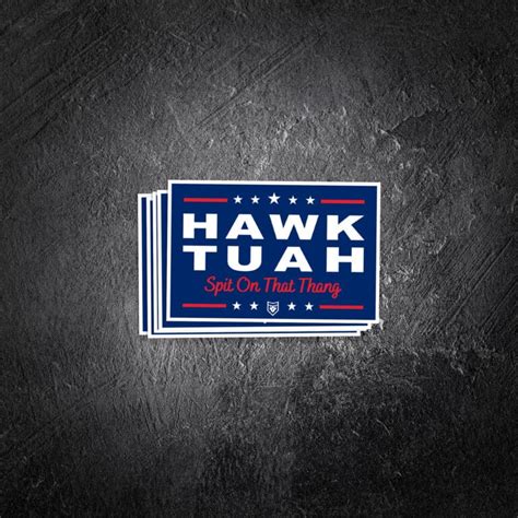 Hawk Tuah Vinyl Decal Patchops