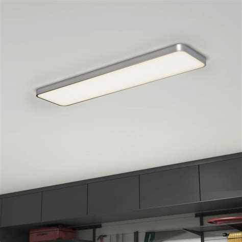 Europa 48 LED Flush Mount Light Silver With Remote | Artika