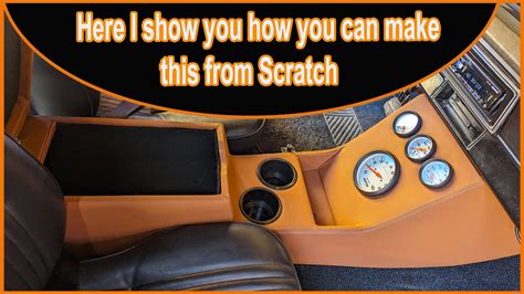 Center Console From Scratch Easy To Make It Youtube