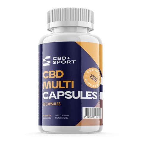 Cbd Sport Multivitamin Capsules 10mg 60 Capsules