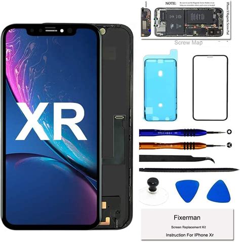 Fixerman For Iphone Xr Screen Replacement 6 1 Inch Lcd