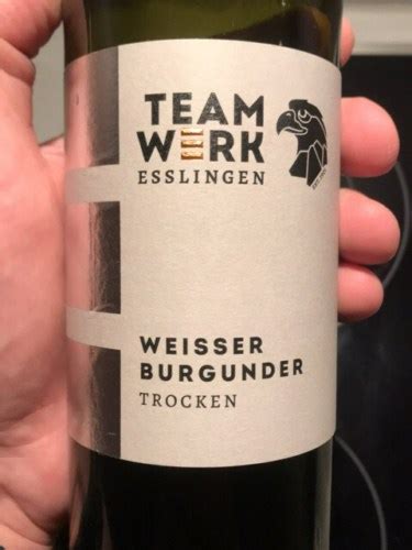 Weing Rtner Esslingen Team Werk Esslingen Weisser Burgunder Trocken