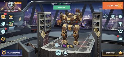 War robots titan tier list : r/walkingwarrobots