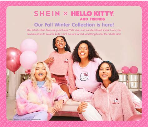 Shein X Hello Kitty And Friends Fall Winter 2021 Shein Usa