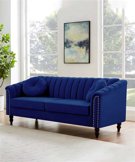 Channel Tufted Upholstered Sofa Sanfurniture Ae