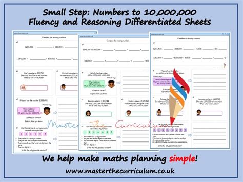 Read And Write Numbers Up To 10 000 000 In Numerals And In Words