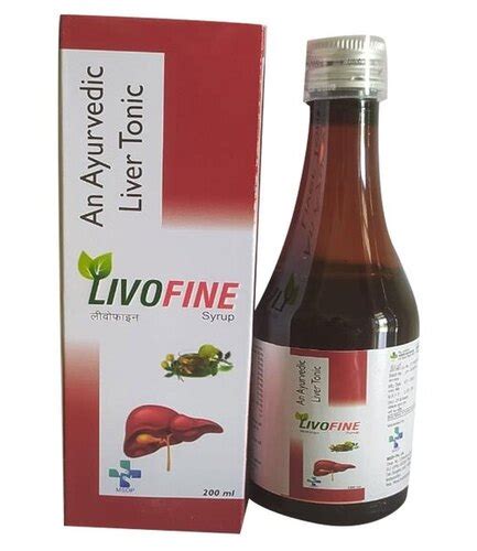 White Ayurvedic Liver Tonic Livo Fine Syrup Ml At Best Price In