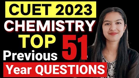 Cuet Top Mcqs Chemistry Previous Year Questions Cuet