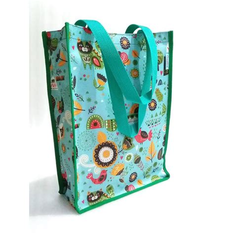 Jual Goodie Bag Tote Bag Wanita Tebal Kuat Motif Grafis Unik