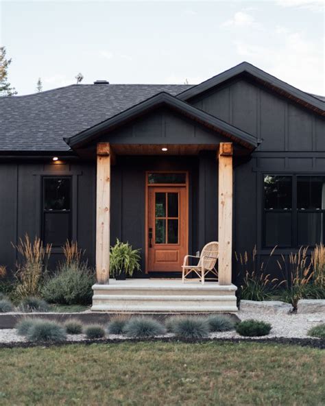 Beautiful Homes of Instagram: Black Siding Farmhouse | Home exterior makeover, House design ...