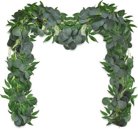 2 Colors Artificial Eucalyptus Garland Hanging Rattan Wedding Greenery Home Decor Table