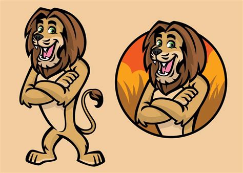 set of cartoon lion character 21682540 Vector Art at Vecteezy