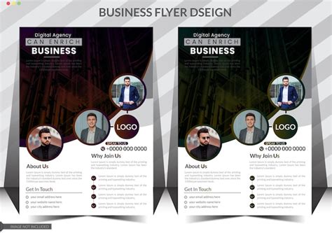 Premium Vector | Corporate flyer design inspiration