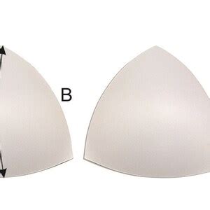Nude Light Beige Sew In BRA CUPS Pads Push Up Perfect For Swimwear Dressmaking Soft Foam Moulded