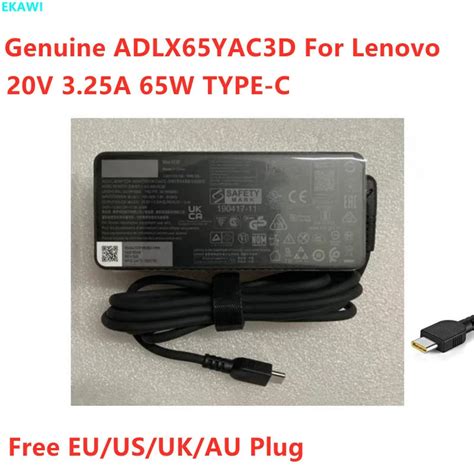 Genuine ADLX65YAC3D 20V 3 25A 65W TYPE C USB ADLX65YDC3D ADLX65YCC3D AC