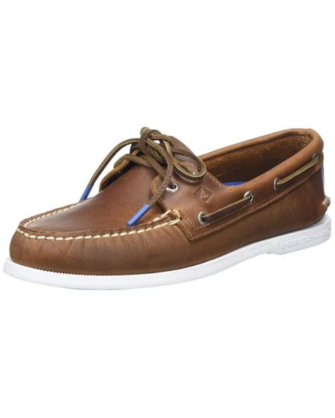 Sperry Top Sider Leather Authentic Original 2 Eye Boat Shoe For Men Lyst