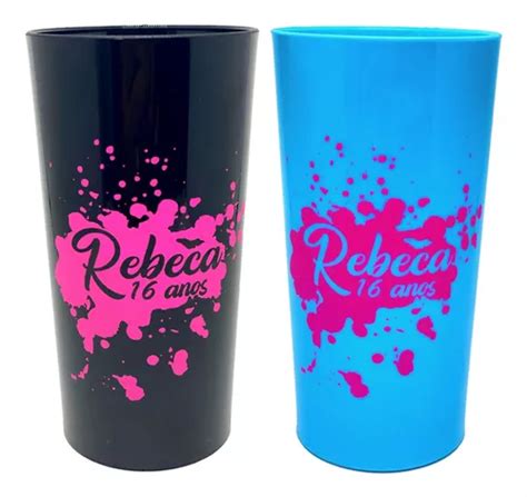 Copos Longdrink Ml Personalizados Tinta Neon Frete Gr Tis