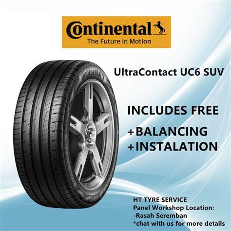 Installation Available CONTINENTAL UltraContact UC6 SUV 16 17 18 19