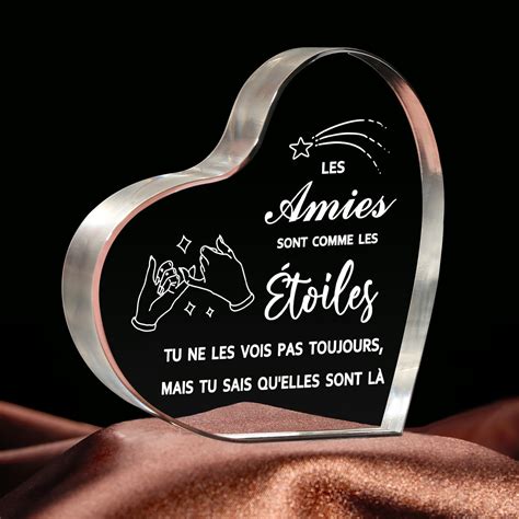 Giftasy Cadeau Homme Femme Amour Décoration Acrylique Cadeau