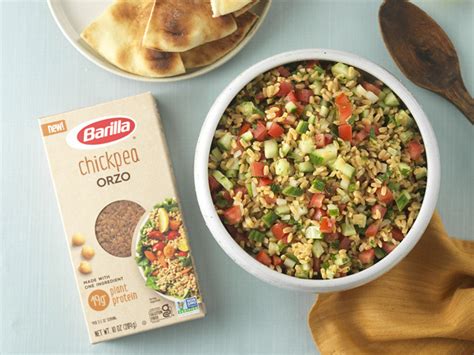 Barilla Expands Chickpea Pasta Offerings with Orzo