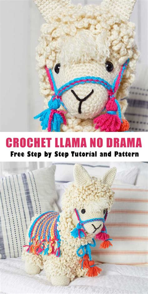 Crochet Llama No Drama Stitch Along