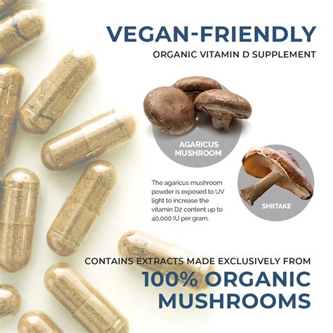 Vitamin D from Organic Mushrooms - Real Mushrooms