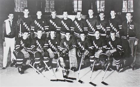 New York Rangers Team Photo 1948-49 | HockeyGods