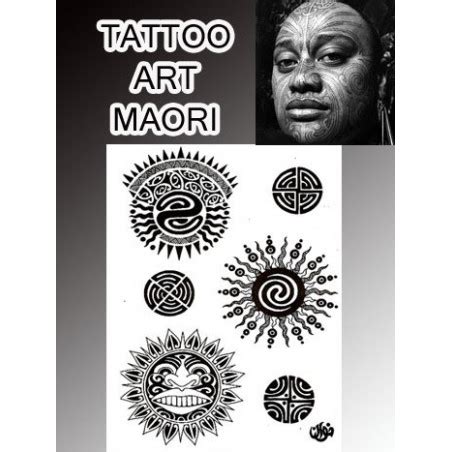 Tatouages Temporaires Soleil Maori Polynesiens