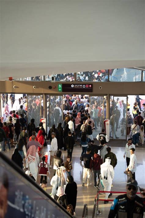 Over Mn Used Doha Metro Lusail Tram During Asian Cup St Round Of