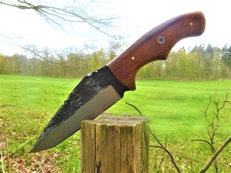 Handmade Full Tang Knife Bowie Knife Outdoor Knife Carbon Etsy