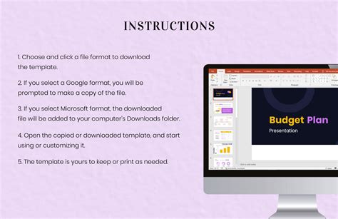 Budget Presentation Template in PPT, PDF, Google Slides - Download ...