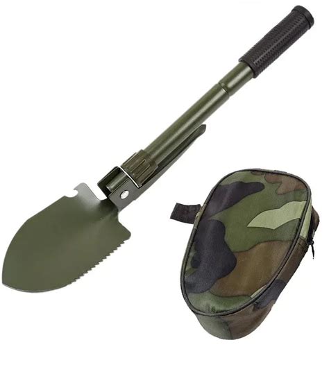 Лопата тактична складна 5 в 1 E-Tac TA-A1 + чохол Green - EAGLE