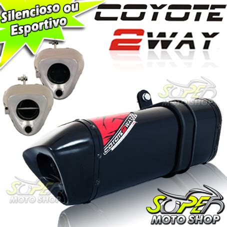 Escape Ponteira Coyote Trs Way Alum Nio Cbx Twister Preto