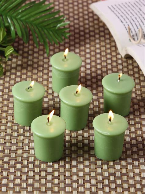 Hosley Fresh Bamboo Fragrance Votive Candlessmokeless Scented Candlearoma Candlescandles For