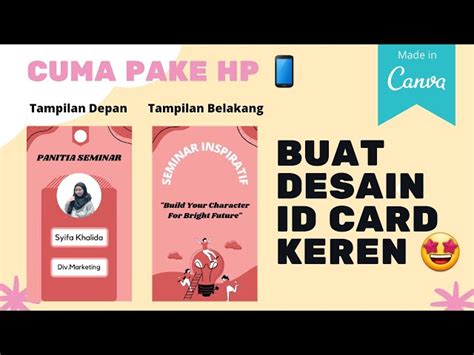 Desain Id Card Panitia Keren Scannable Id Card Maker Id Card News Online