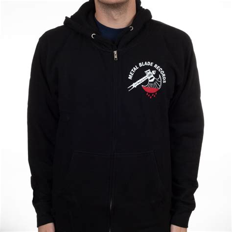 Metal Blade Records Axe Logo Zip Hoodie