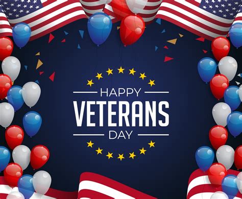 Happy Us Veterans Day Background Vector Art & Graphics | freevector.com