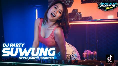 Dj Party Suwung Style Party Started Viral Tiktok Ricko Pillow