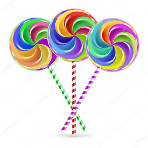 Three lollipops — Stock Vector © dvargg #45858981