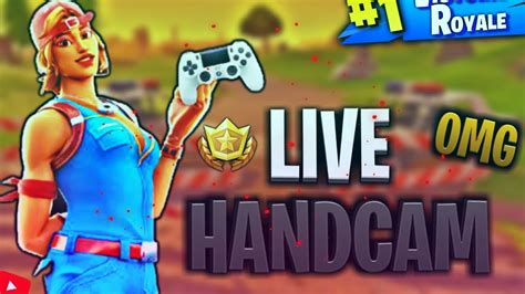 Live Fortnite FR Manette PS4 Handcam Decouvert De