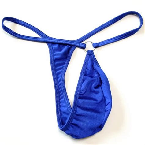 Sexy Para Hombres Micro Bikini Trajes De Ba O Thongs G Strings Masculina U Bolsa Convexa Tangas
