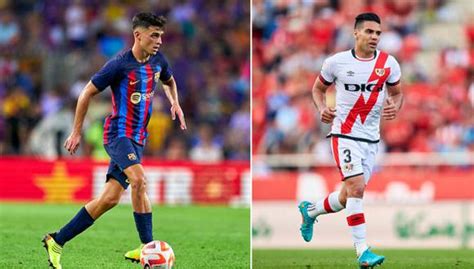 Alineaciones Barcelona vs Rayo formaciones y cuáles fueron los onces