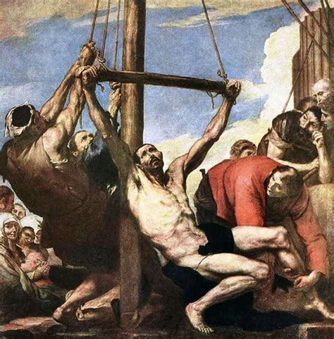 El Martirio De San Bartolom Jos De Ribera Baroque Painting