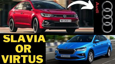 Skoda Slavia Top Vs Volkswagen Virtus Top Both Are Siblings What S