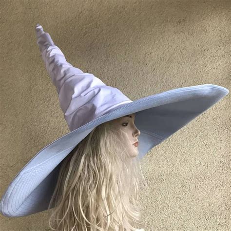 Snow Witch Hat Extra Large Witch Hat Extra Large Brim Witch Etsy Canada