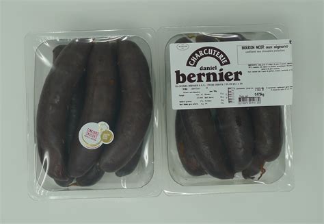 Boudin Noir Aux Oignons Charcuterie Daniel Bernier