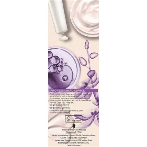 Schwarzkopf Colour Specialist Cool Light Blonde Permanent Each The Australian Products