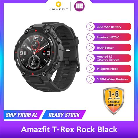 [Official] Original Amazfit T-Rex A1919 Smartwatch AMOLED GPS+GLONASS ...