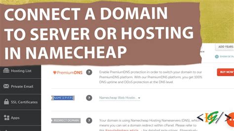 How To Connect A Domain To A Server Or Hosting In Namecheap Point